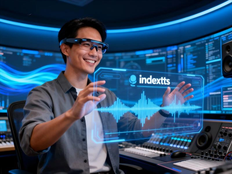 IndexTTS API 接口在元宇宙 VR/AR 虚拟现实设备中的集成与空间音频交互演示