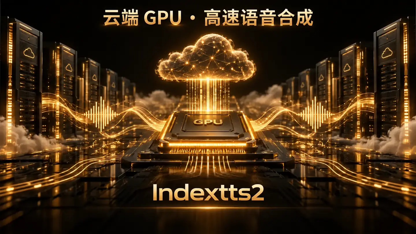 Indextts2 云端 GPU 高速语音合成:云端服务器、芯片与音频数据流